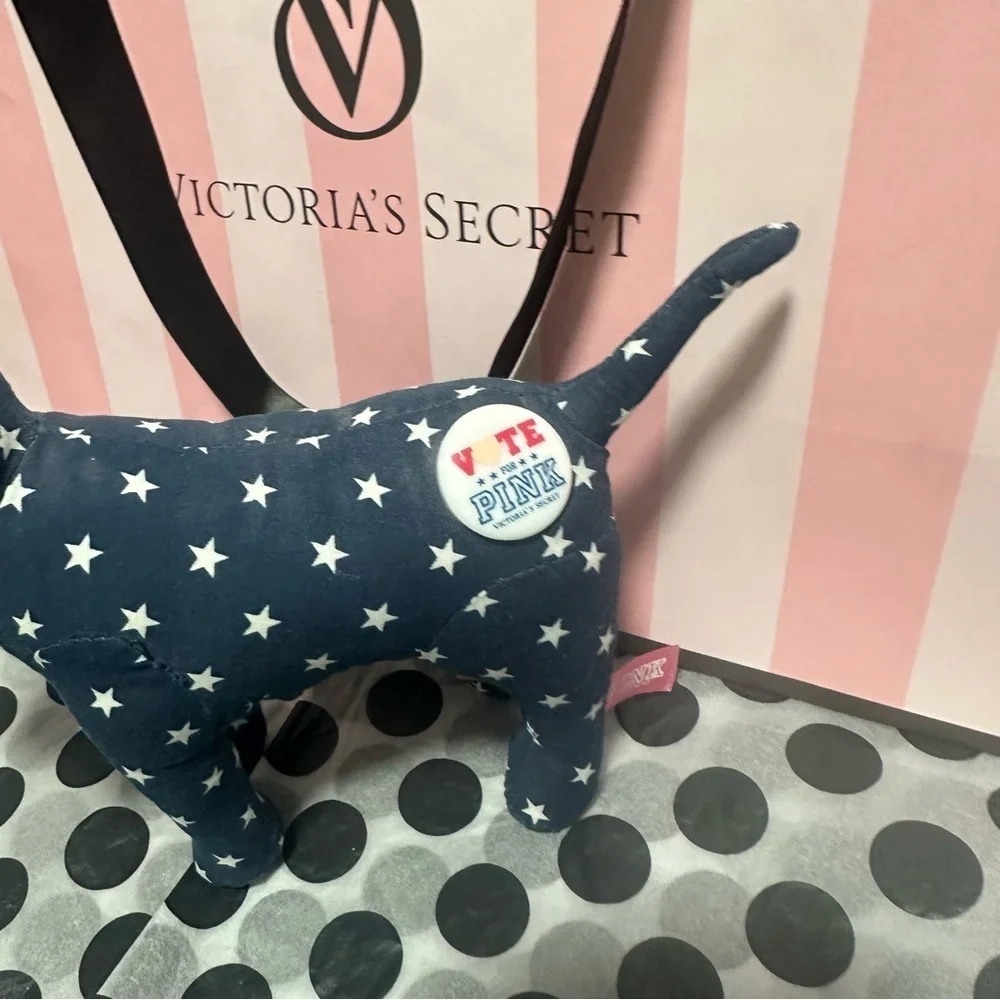 Y2K PINK Victoria’s Secret Mini Dog Plush